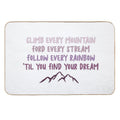 Sound of Music Climb Every Mountain Durable Bath Mat