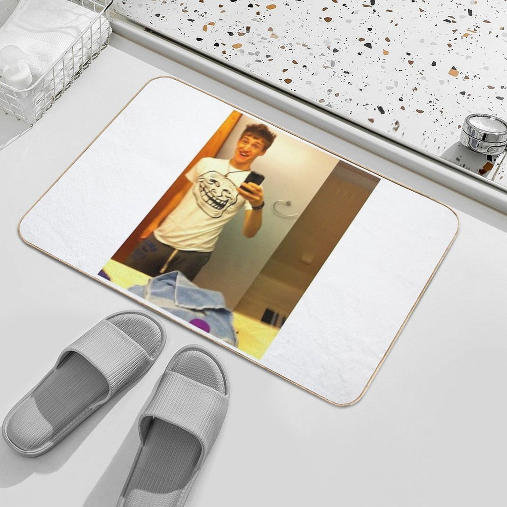 NINJA TROLL AWESOME  Easy Maintenance Bath Mat