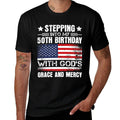 Stepping Into My 50th Birthday With Gods Grace And Mercy Premium  Stretchy T-Shirt