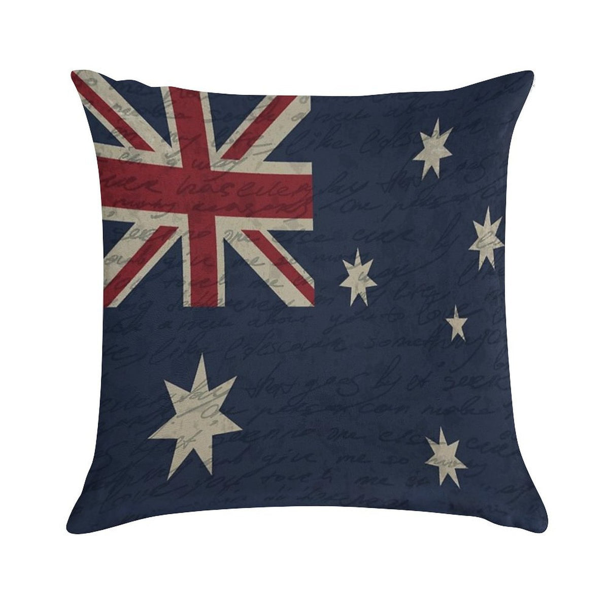 Vintage Australian Flag Soft Multiple Sizes Throw Pillow