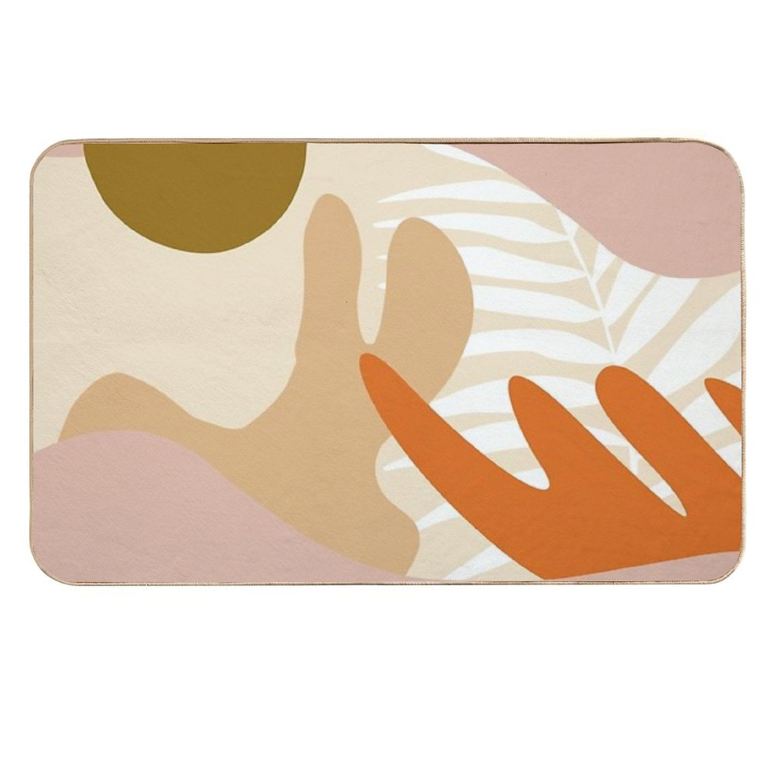 Beautiful View #minimalism #digitalart  Slip-Resistant Bath Mat