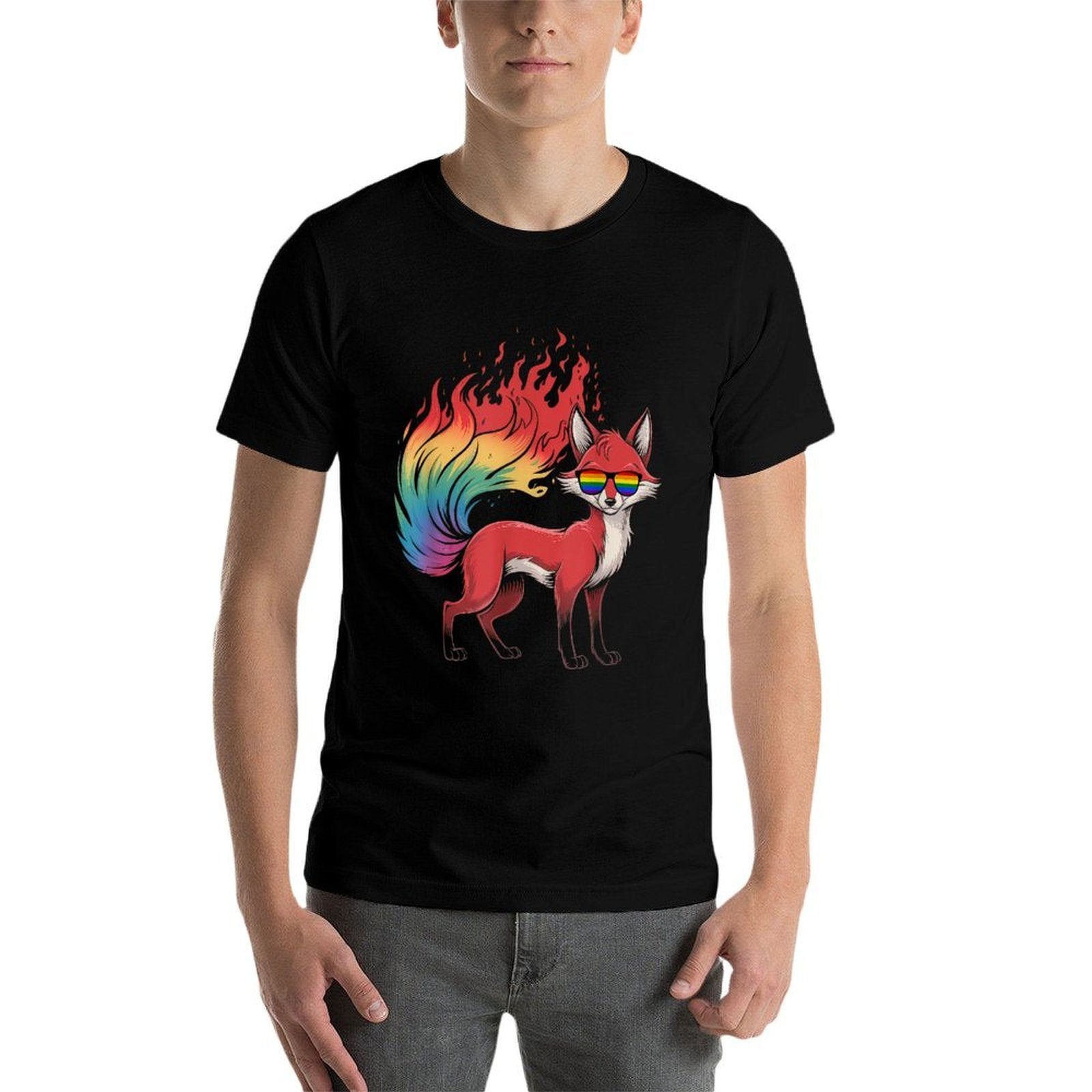 LGBTQ Gift Equality Ally Lesbian Queer Transgender Fox  Classic T-Shirt