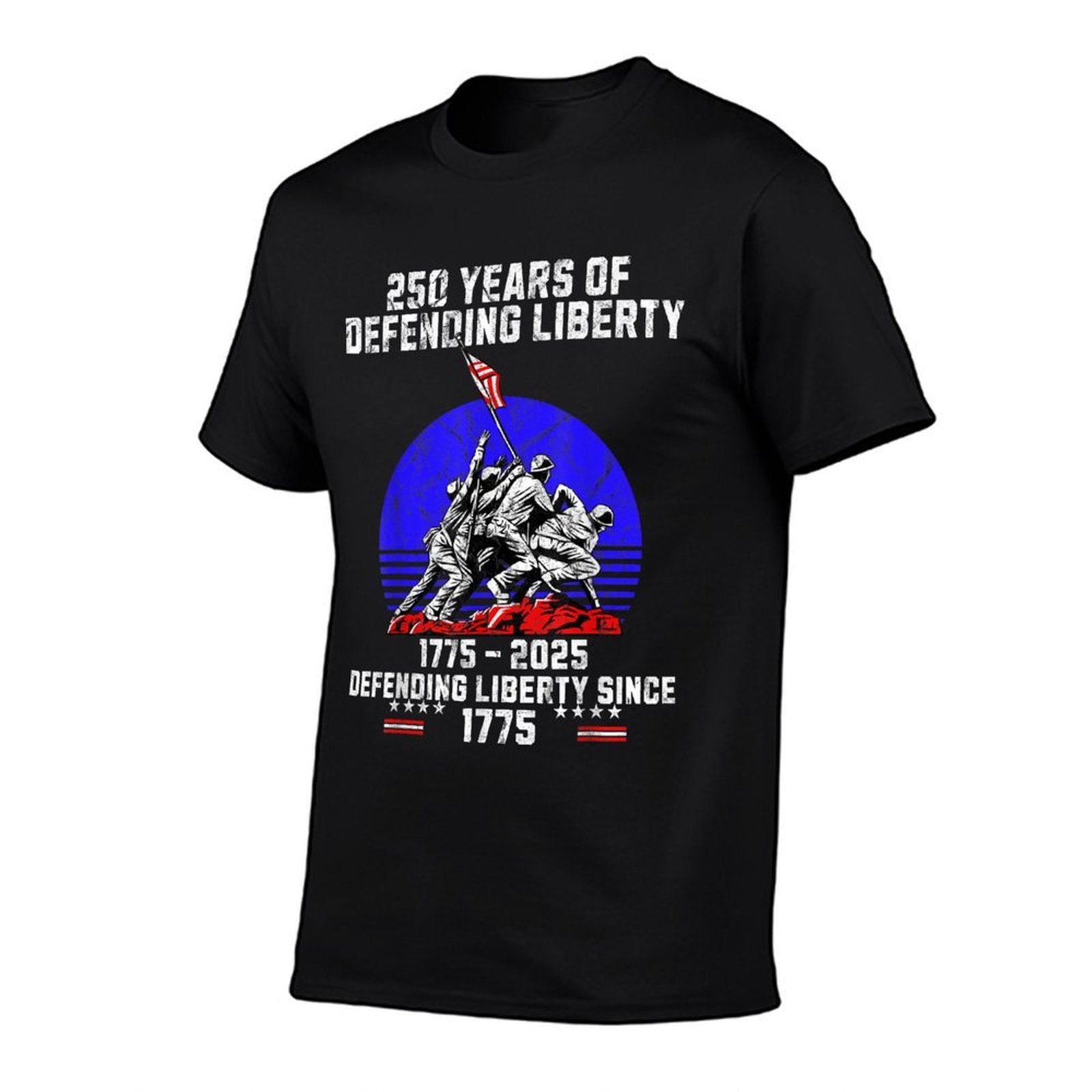 Patriotic USA Army Us Military Parade 250th Anniversary 2025  Summer-ready Fabric T-Shirt