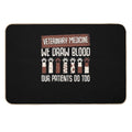 Funny Vet Tech Technician Veterinarian Gift  Easy Maintenance Bath Mat