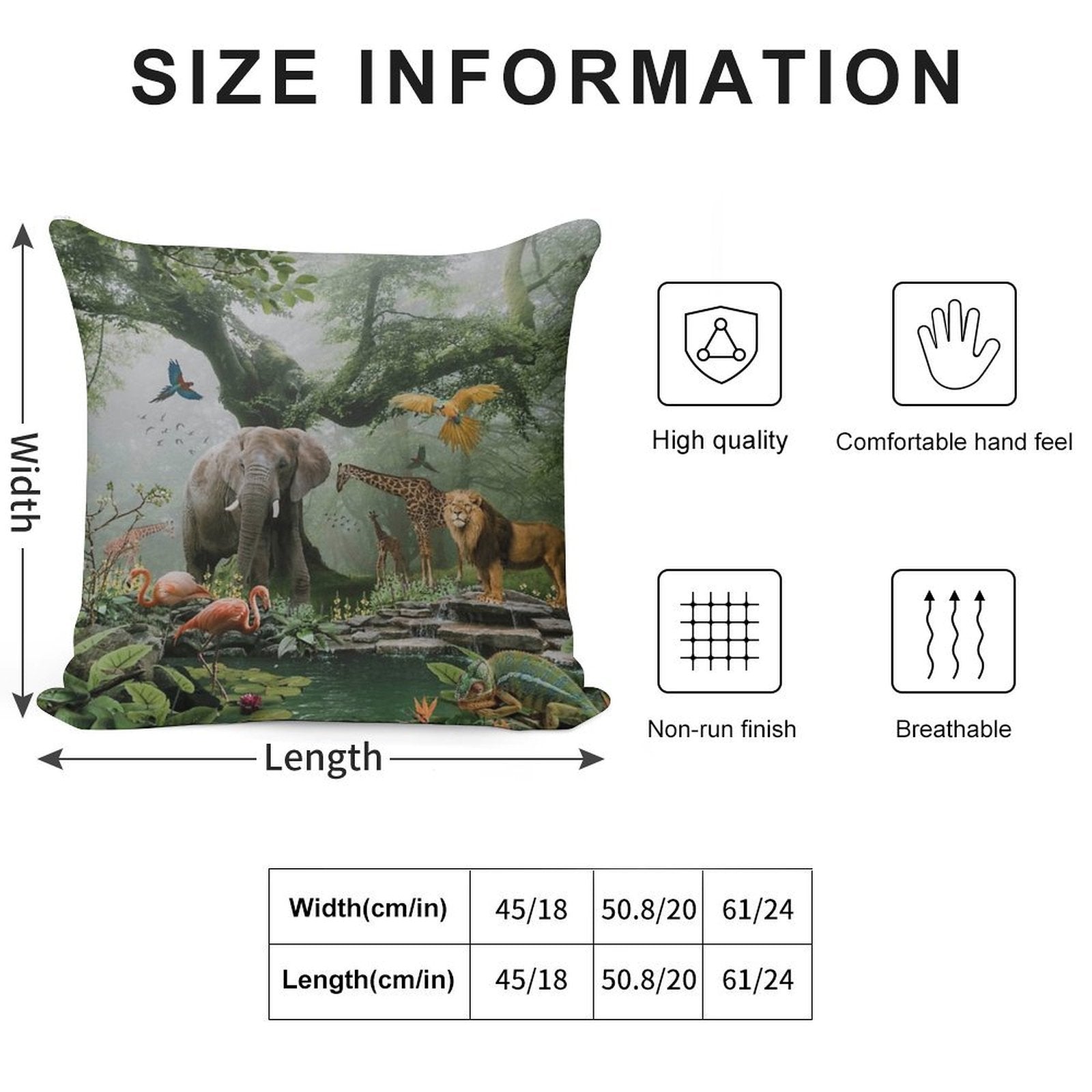 PROJECT PARADISE Soft Washable Throw Pillow