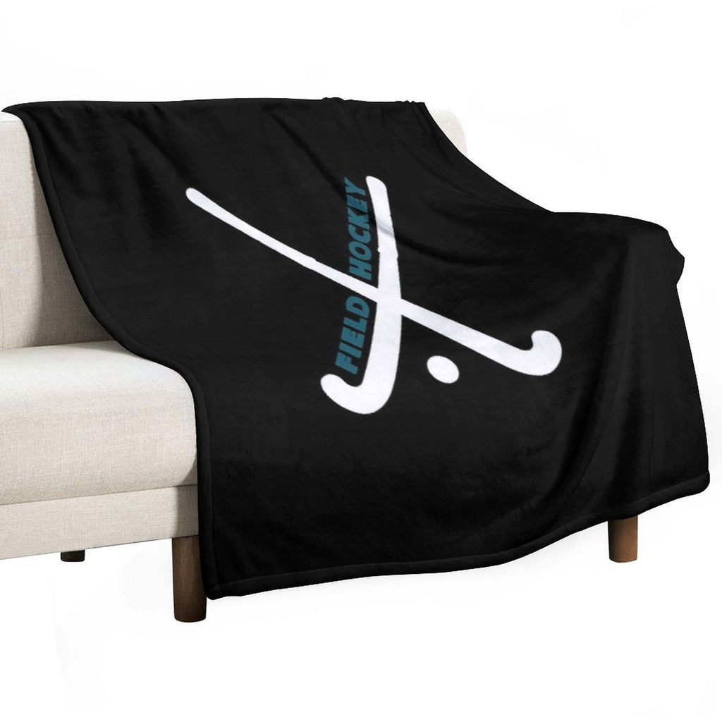 Field Hockey Gift-ready Throw Blanket