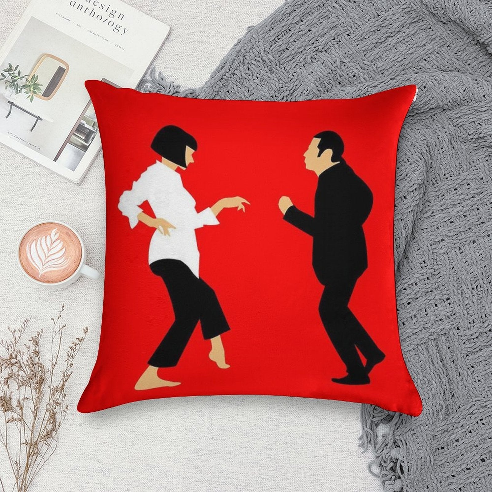 Pulp Fiction Soft Style Accent Throw Pillow