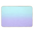 Aqua Lavender Gradient  Anti-Trip Bath Mat