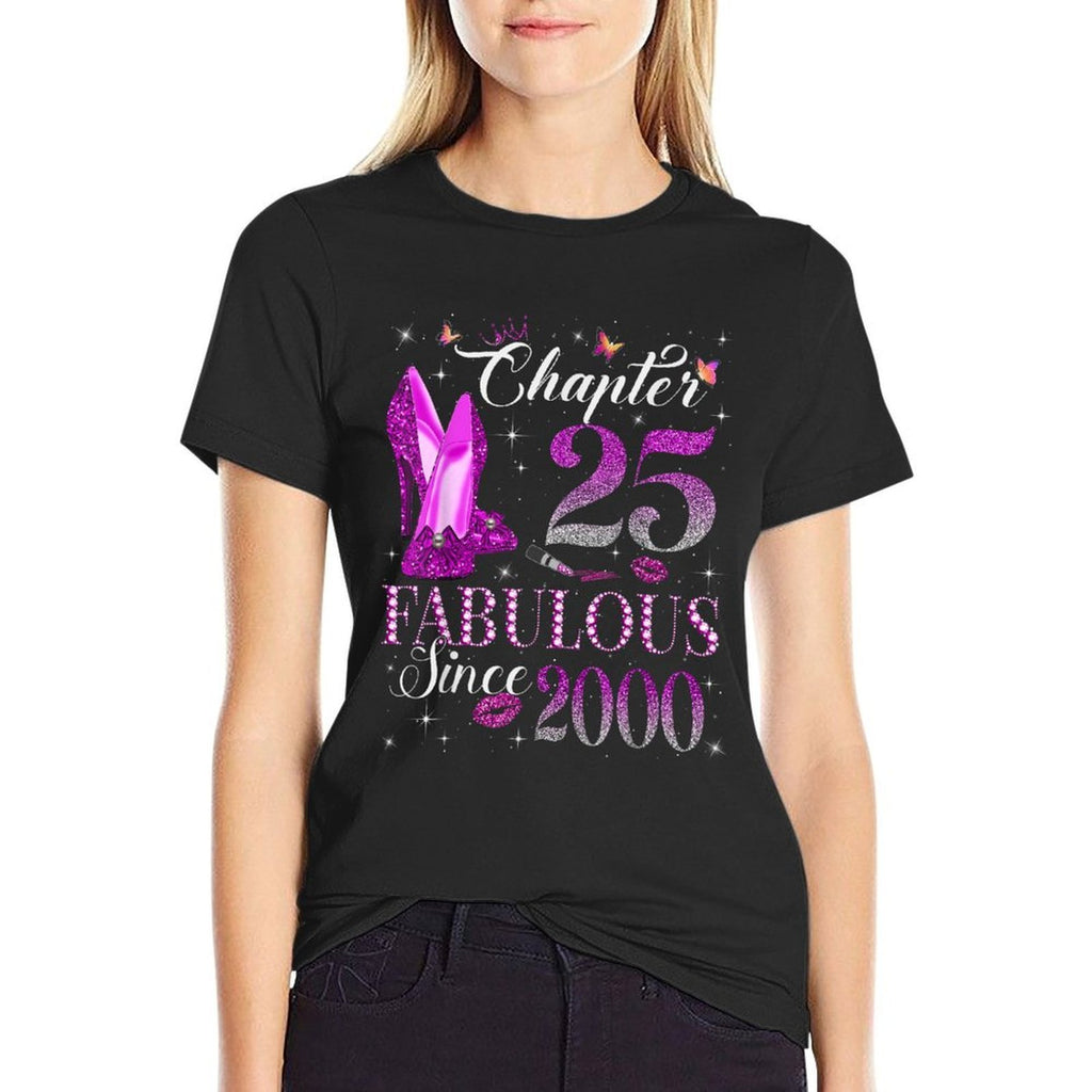 Chapter 25 Fabulous Since 2000 25Th Birthday Gift For Women  Soft T-Shirt