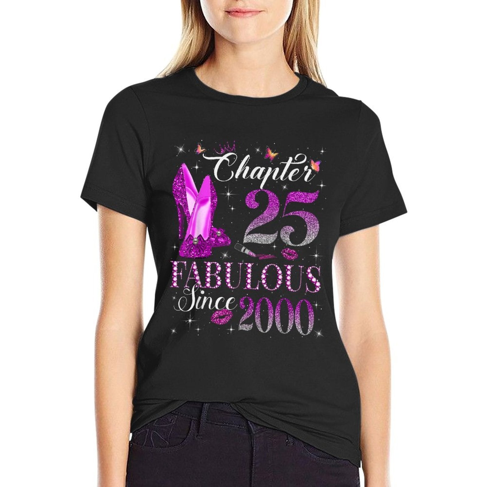 Chapter 25 Fabulous Since 2000 25Th Birthday Gift For Women  Soft T-Shirt