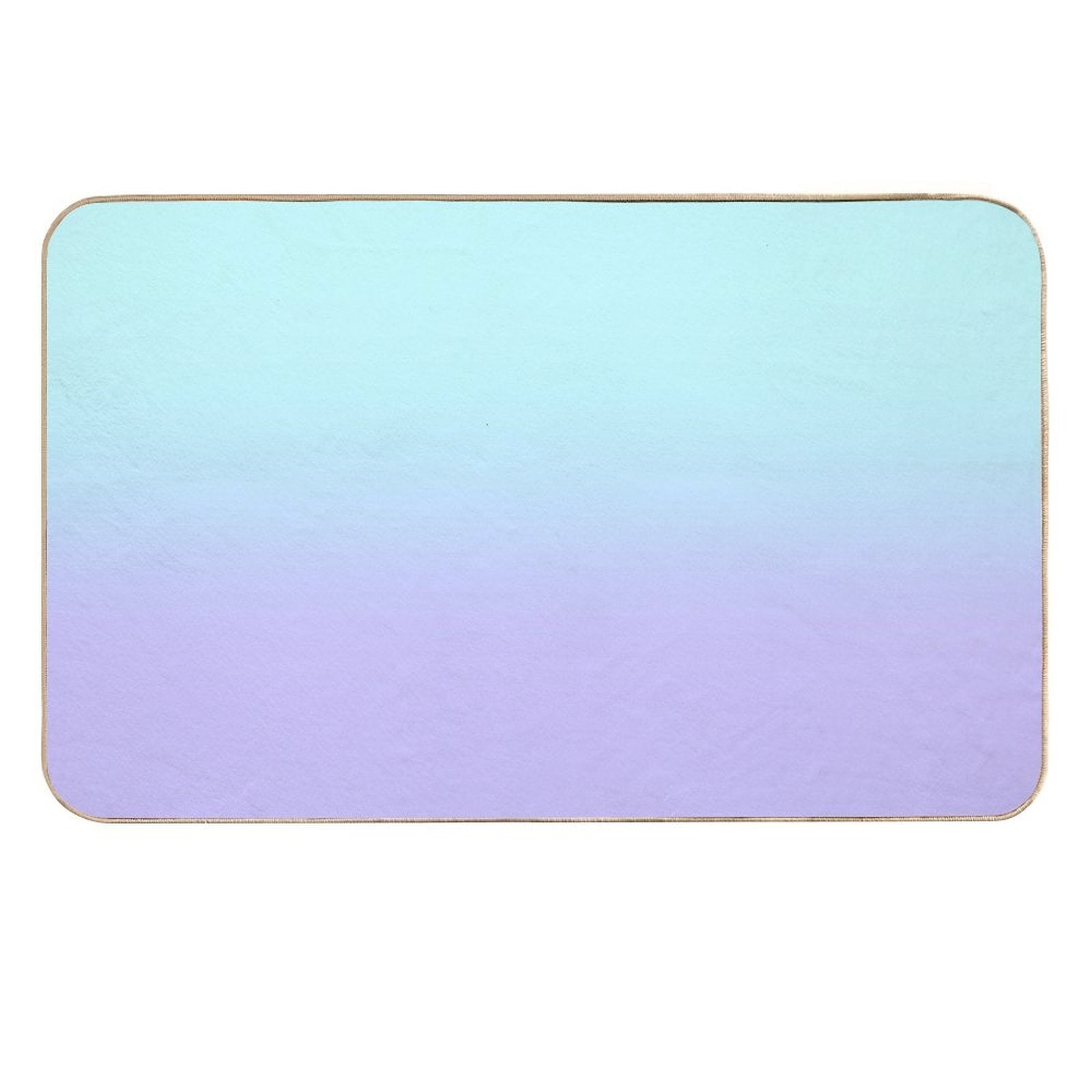 Aqua Lavender Gradient  Anti-Trip Bath Mat