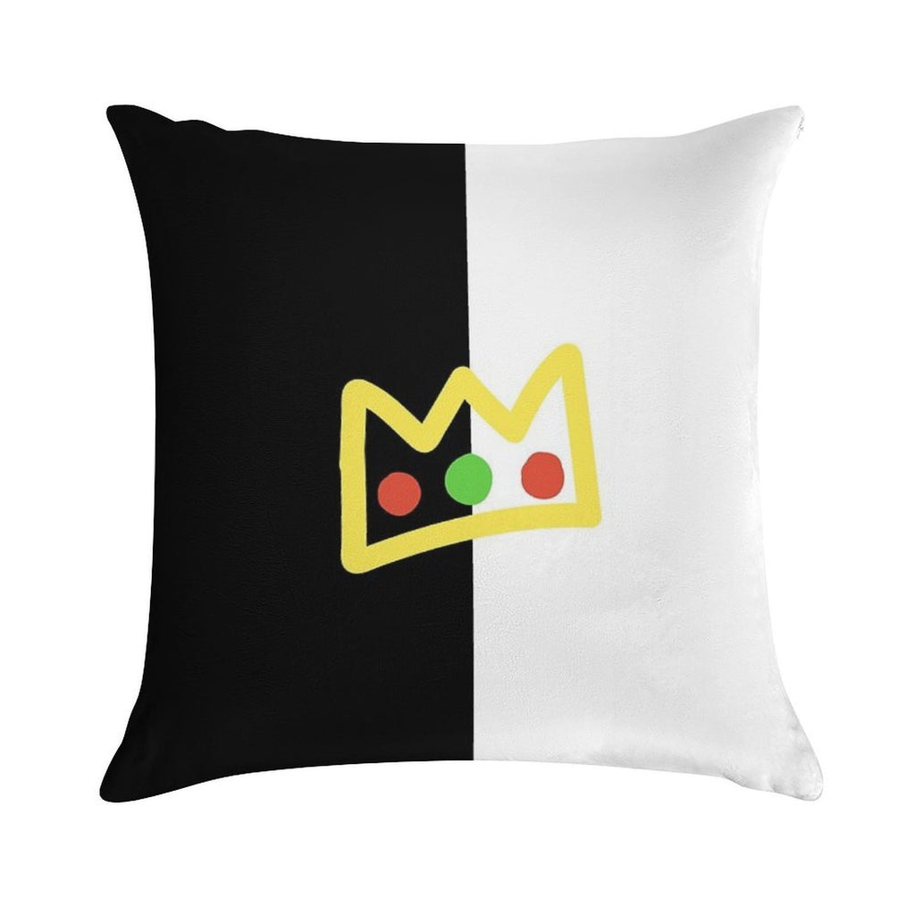 Ranboo Crown Half (long Version) Soft Washable Throw Pillow