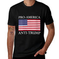 Womens Pro-America Anti-Trump - American USA Resist  Relaxed-fit T-Shirt