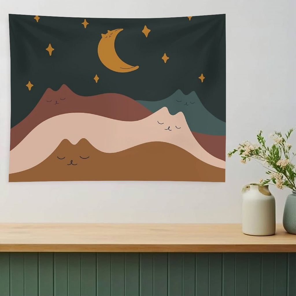 Cat Landscape 133 Tapestry