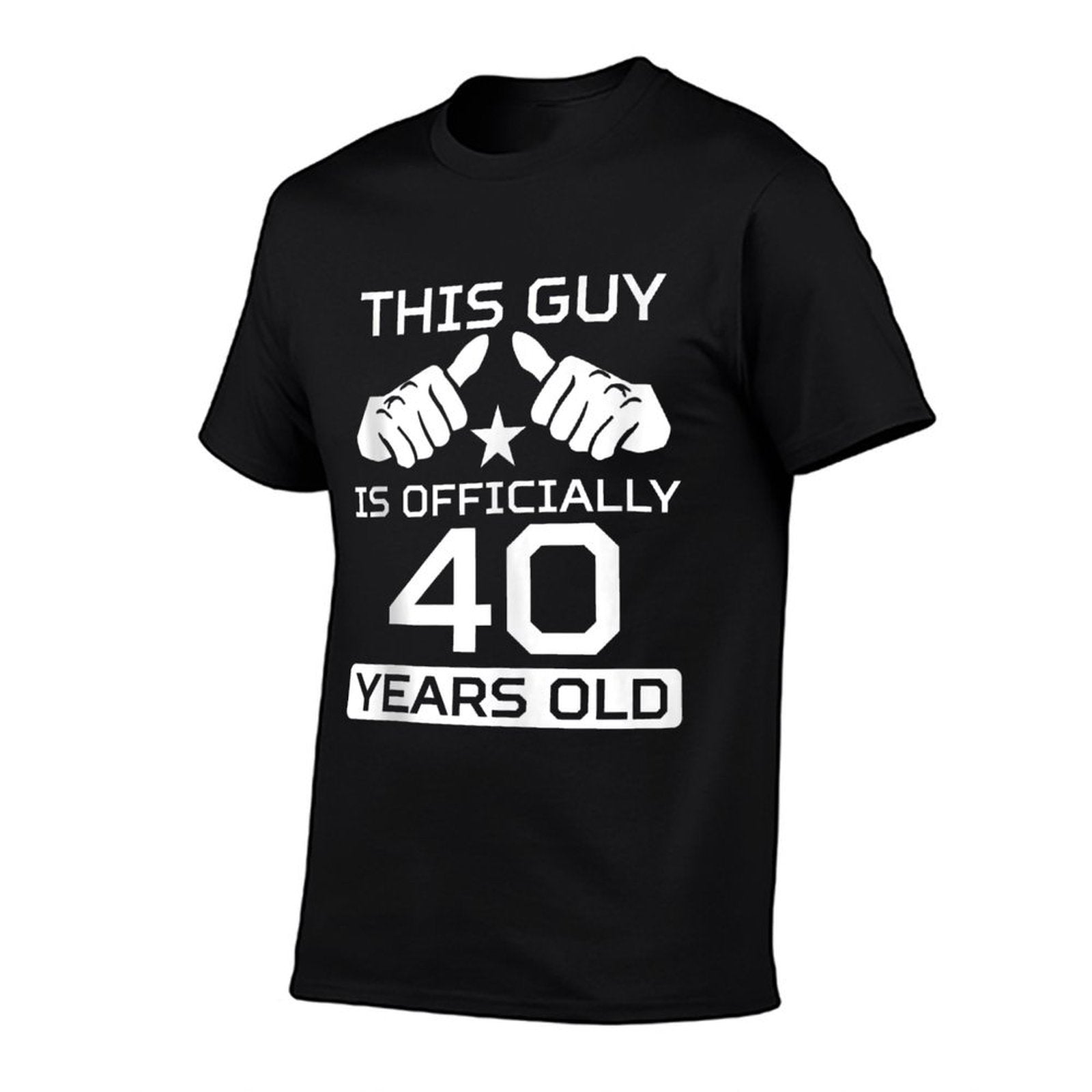 Mens This Guy Is Officially 40 Years Old 40th Birthday  Durable T-Shirt