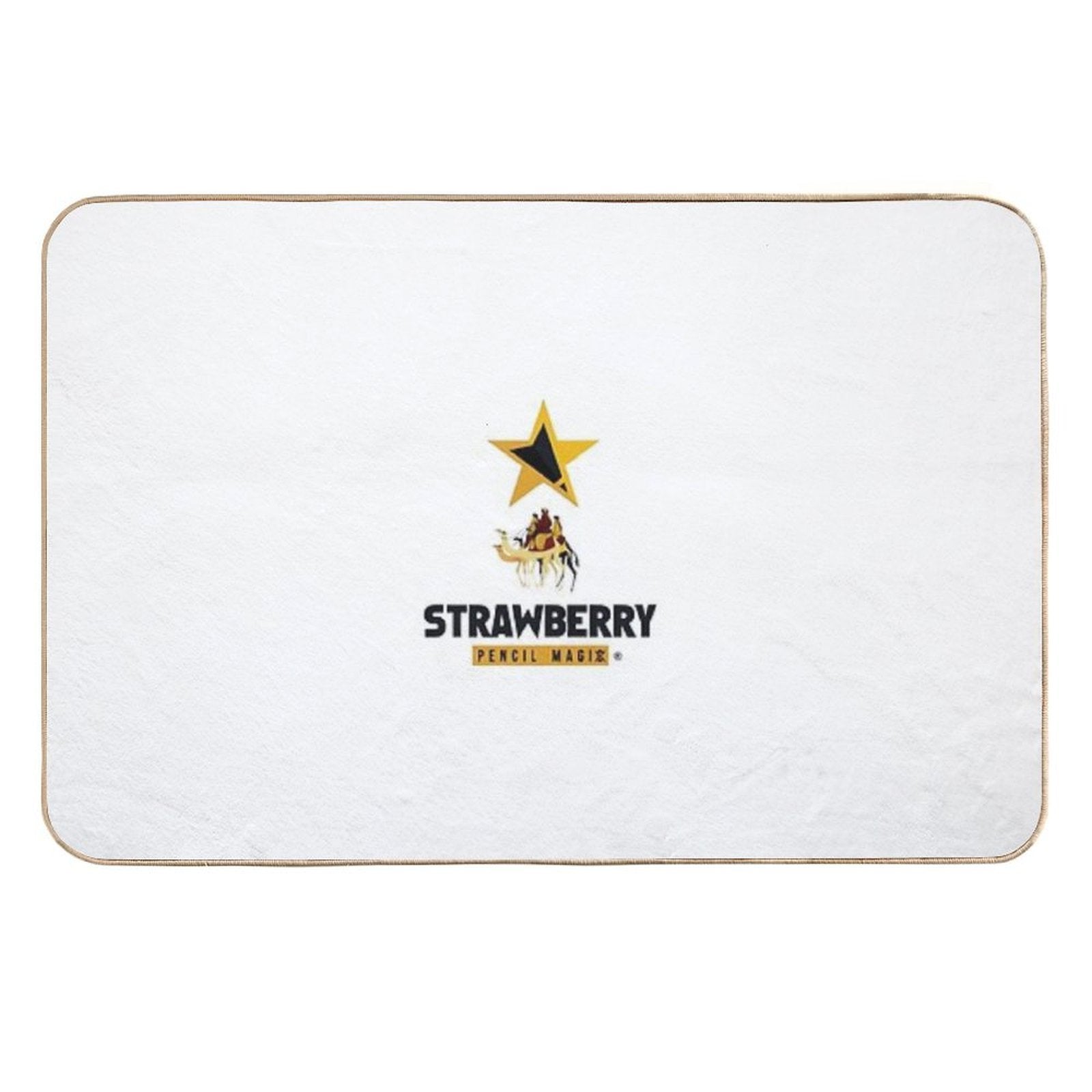 Strawberry Pencil Magic  Odorless Bath Mat