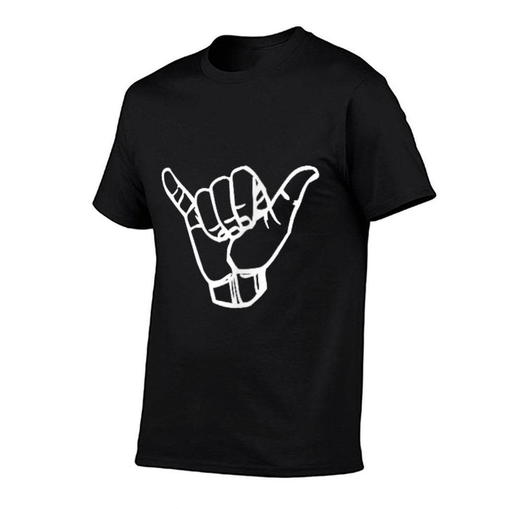 Shaka Surf Sign Cool Vintage Surfer  Surfing Gift  Rolled Sleeves T-Shirt