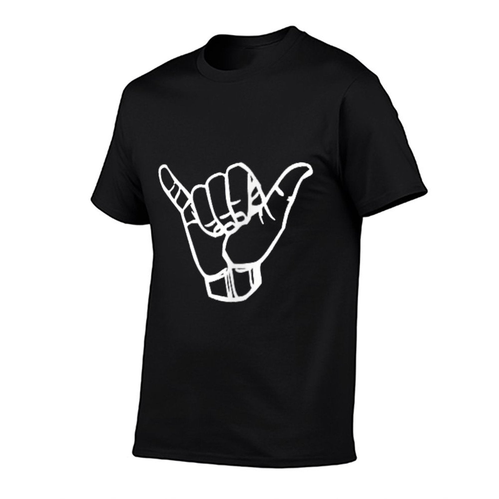 Shaka Surf Sign Cool Vintage Surfer  Surfing Gift  Rolled Sleeves T-Shirt