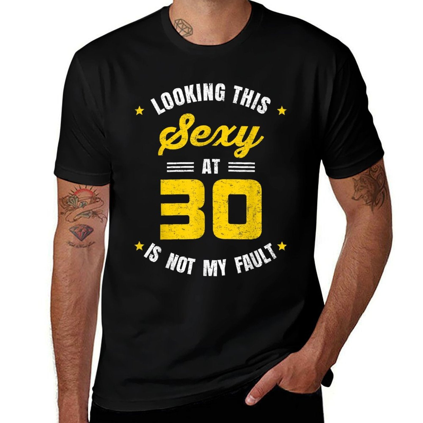 Looking This Sexy at 30 Year Old Birthday 30th Birthday  Cotton T-Shirt