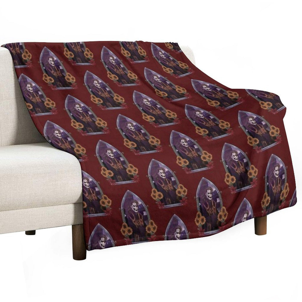 Copia Flowers Robe Window All-season Throw Blanket