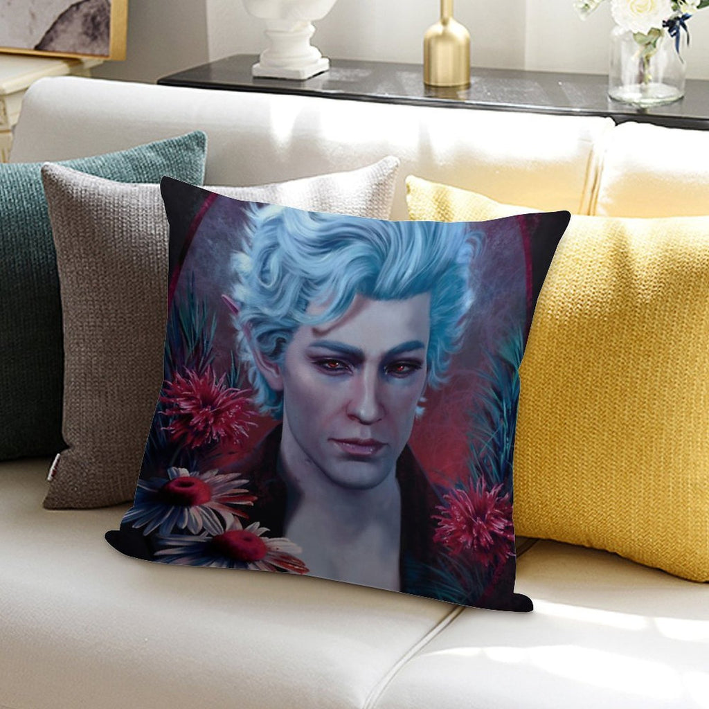 Astarion Portrait Soft Washable Throw Pillow