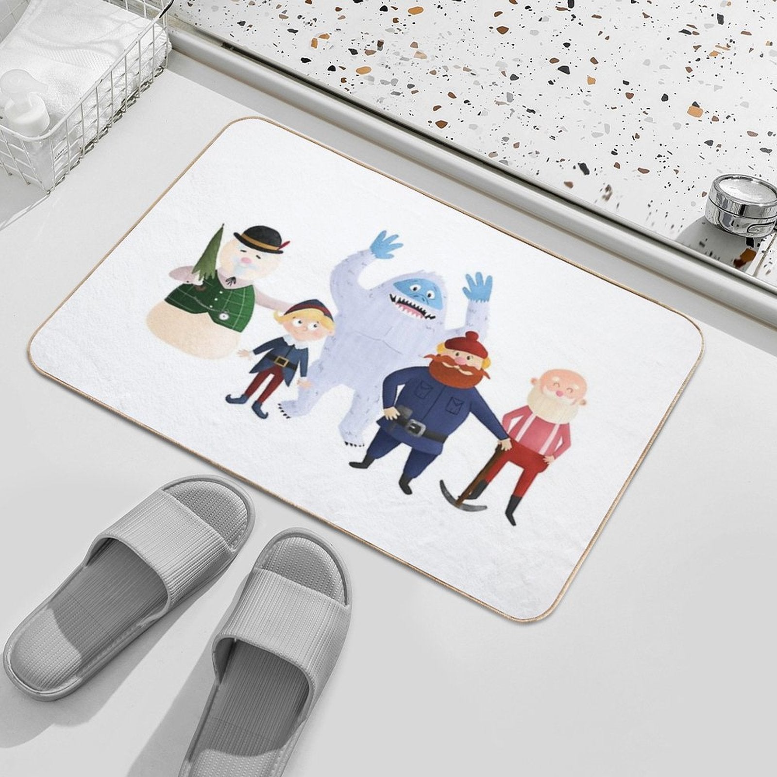 Classic Rudolph 2016  Fade-Resistant Bath Mat