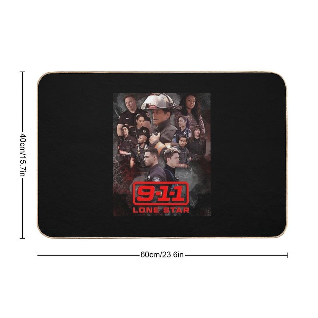 911 Lone Star - Cellular  Long-Lasting Bath Mat