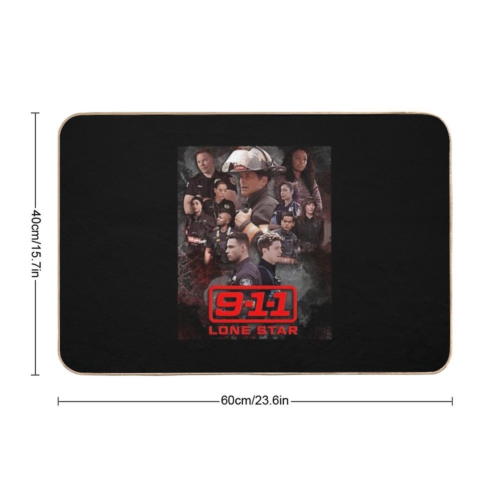 911 Lone Star - Cellular  Long-Lasting Bath Mat