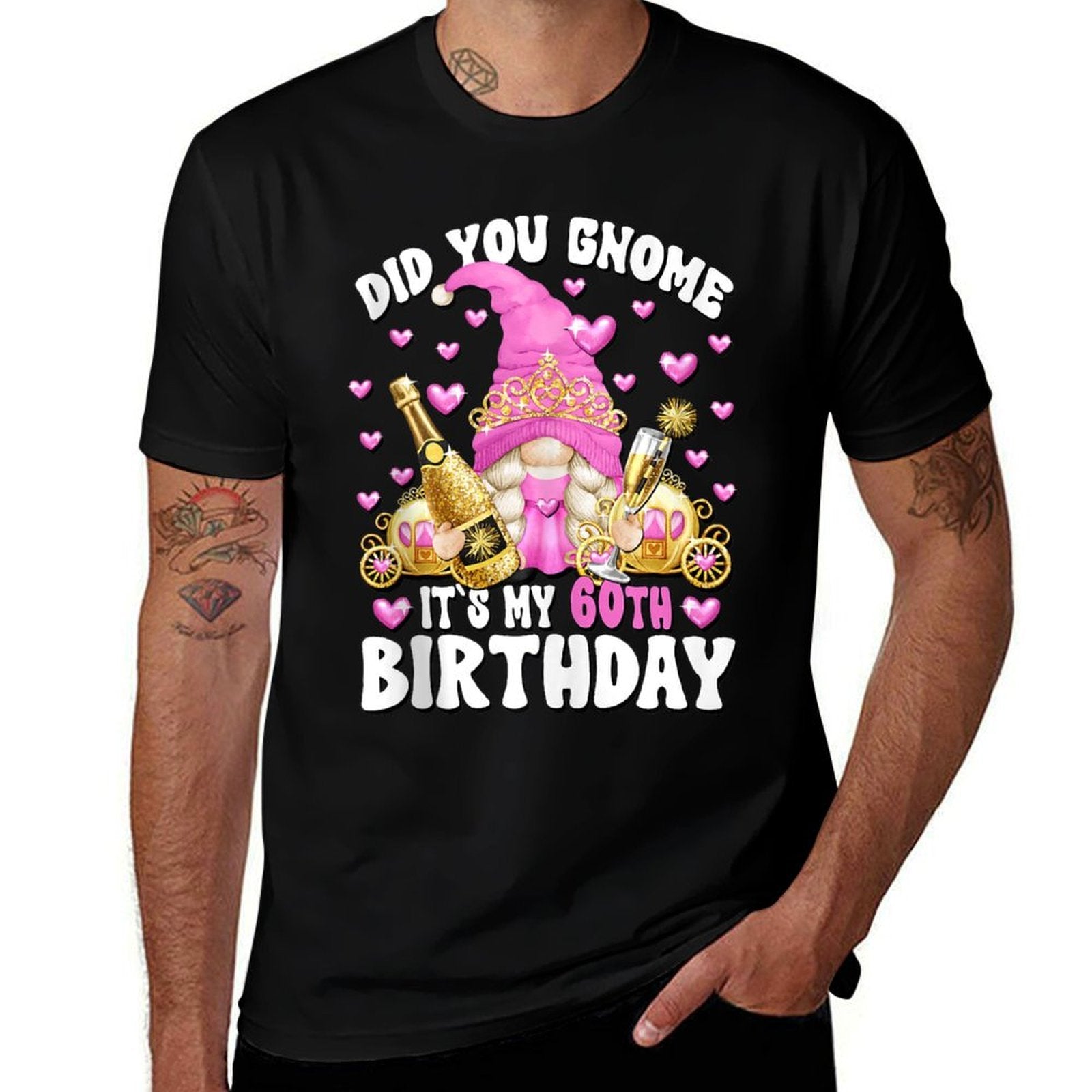 60th Birthday Mom Gnome For Grandma Princess Its My Birthday  Moisture-wicking T-Shirt