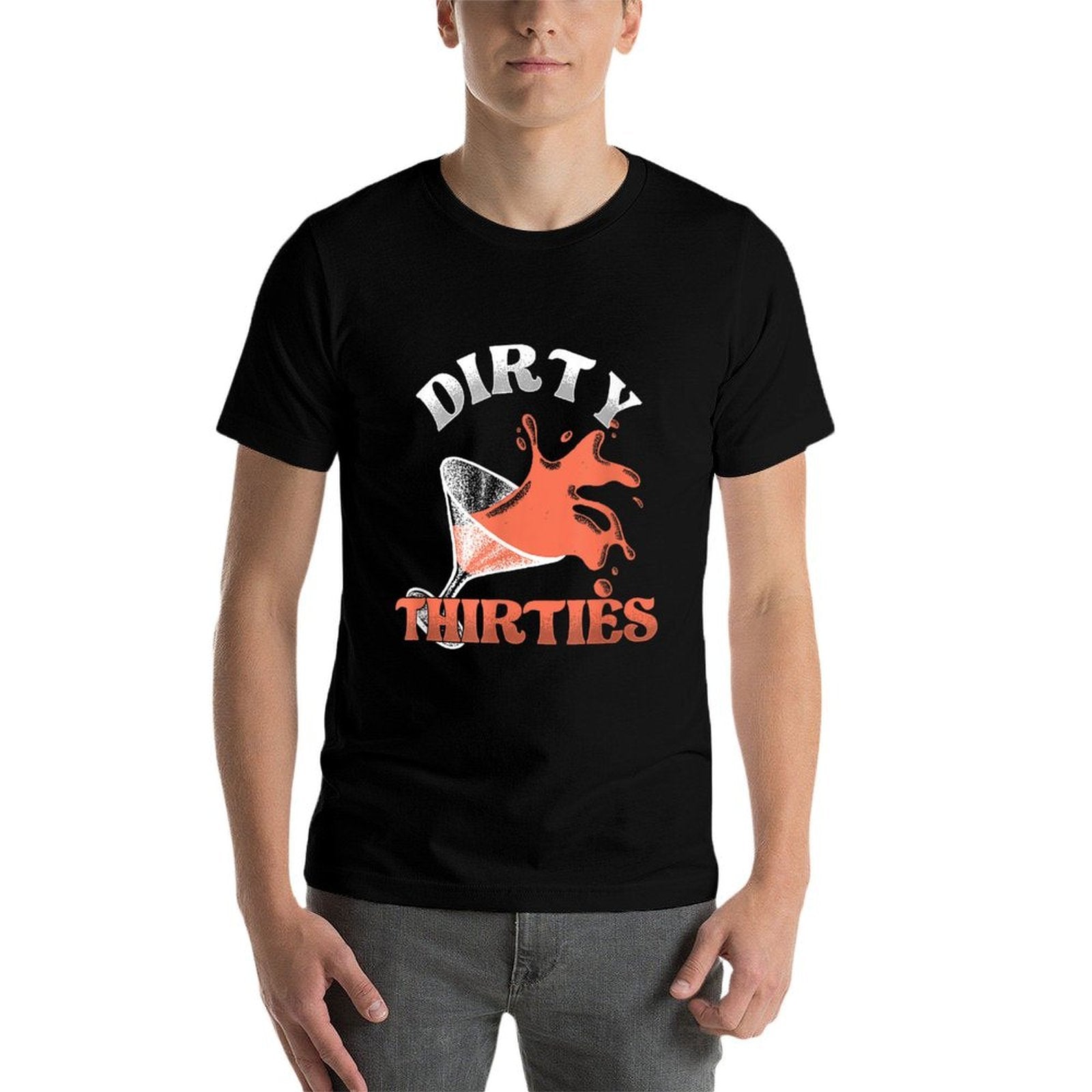 Dirty Thirties  30 Years Old  30th Birthday Party  Lightweight T-Shirt