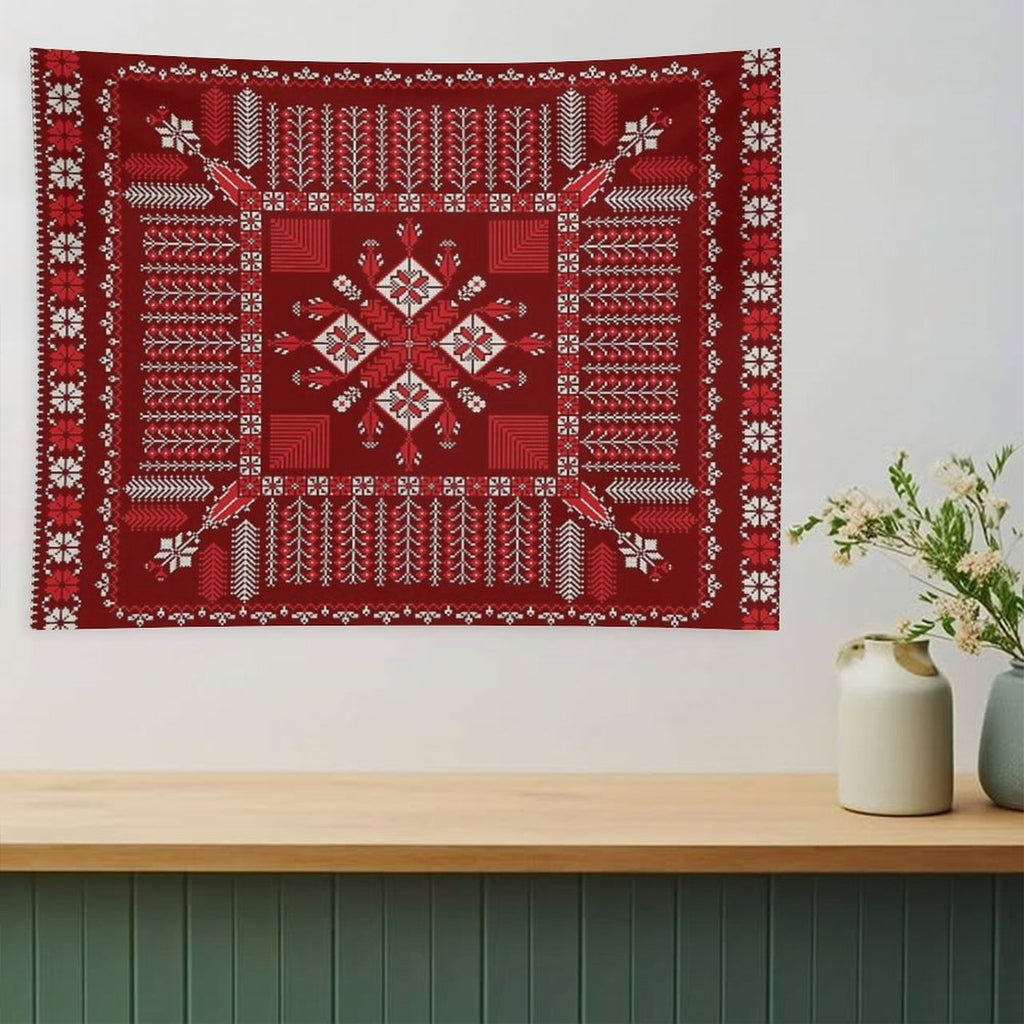 Tatreez Pattern Tapestry