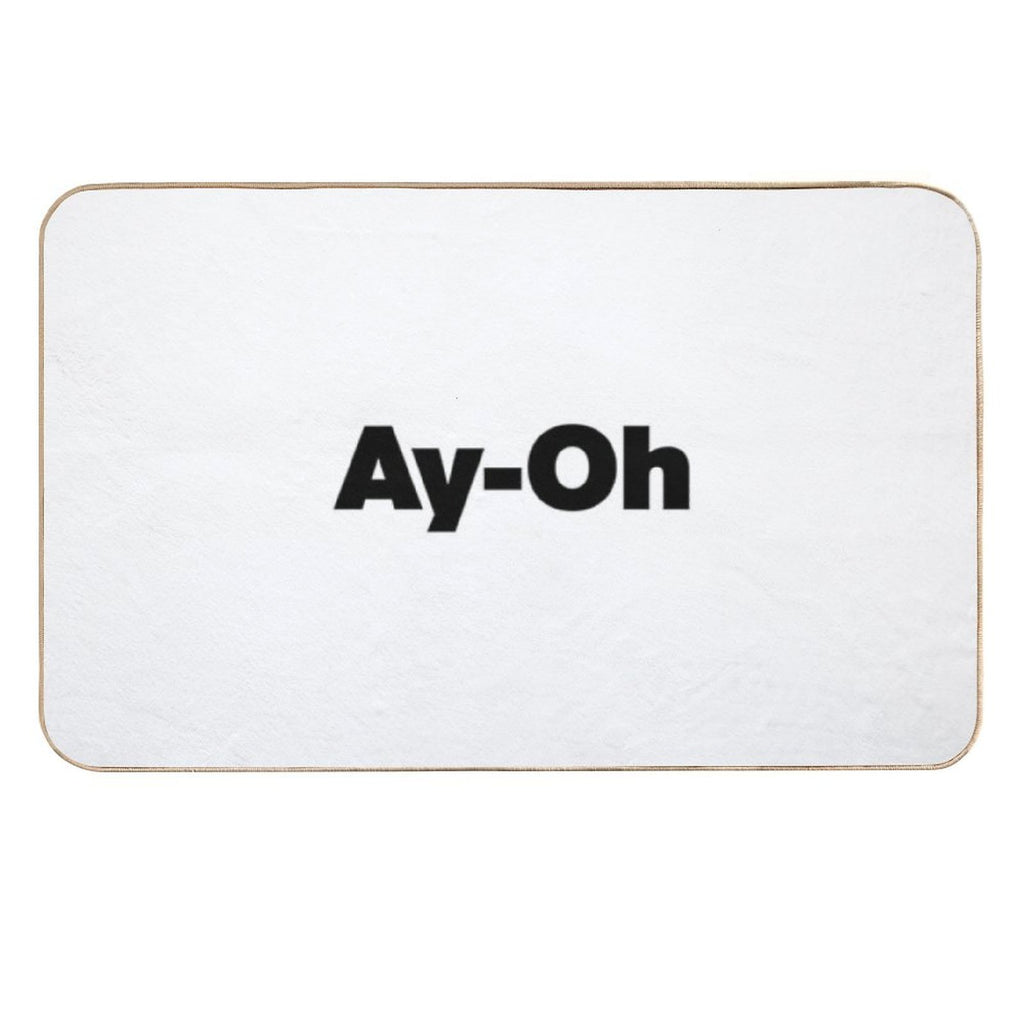 AyOh  Live Aid Queen Freddie Mercury  Black  Absorbent Bath Mat
