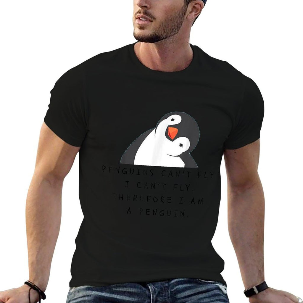 Funny Penguins T-shirt Woman Man Children Gift  Moisture-wicking T-Shirt
