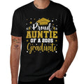 Proud Auntie of A Class of 2025 Graduate for Graduation  Graphic-printed T-Shirt