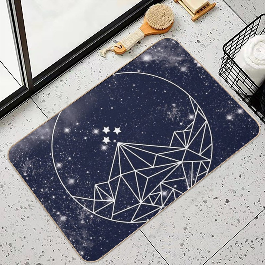 Acomaf Mountains  Pet-Safe Bath Mat