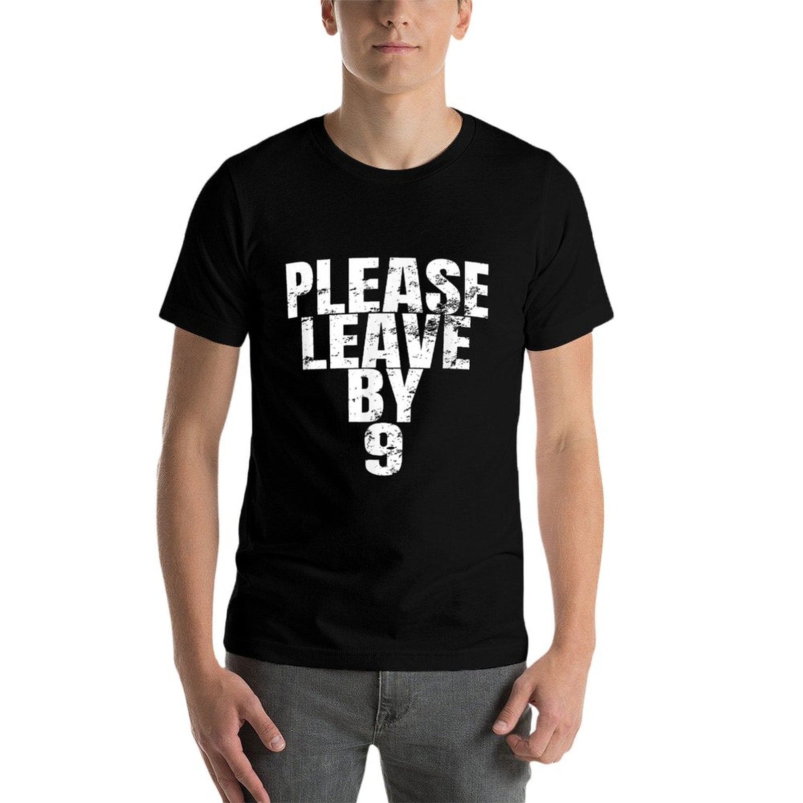 Please Leave By 9 Retro 1969 50th Birthday Gag T  Relaxed-fit T-Shirt