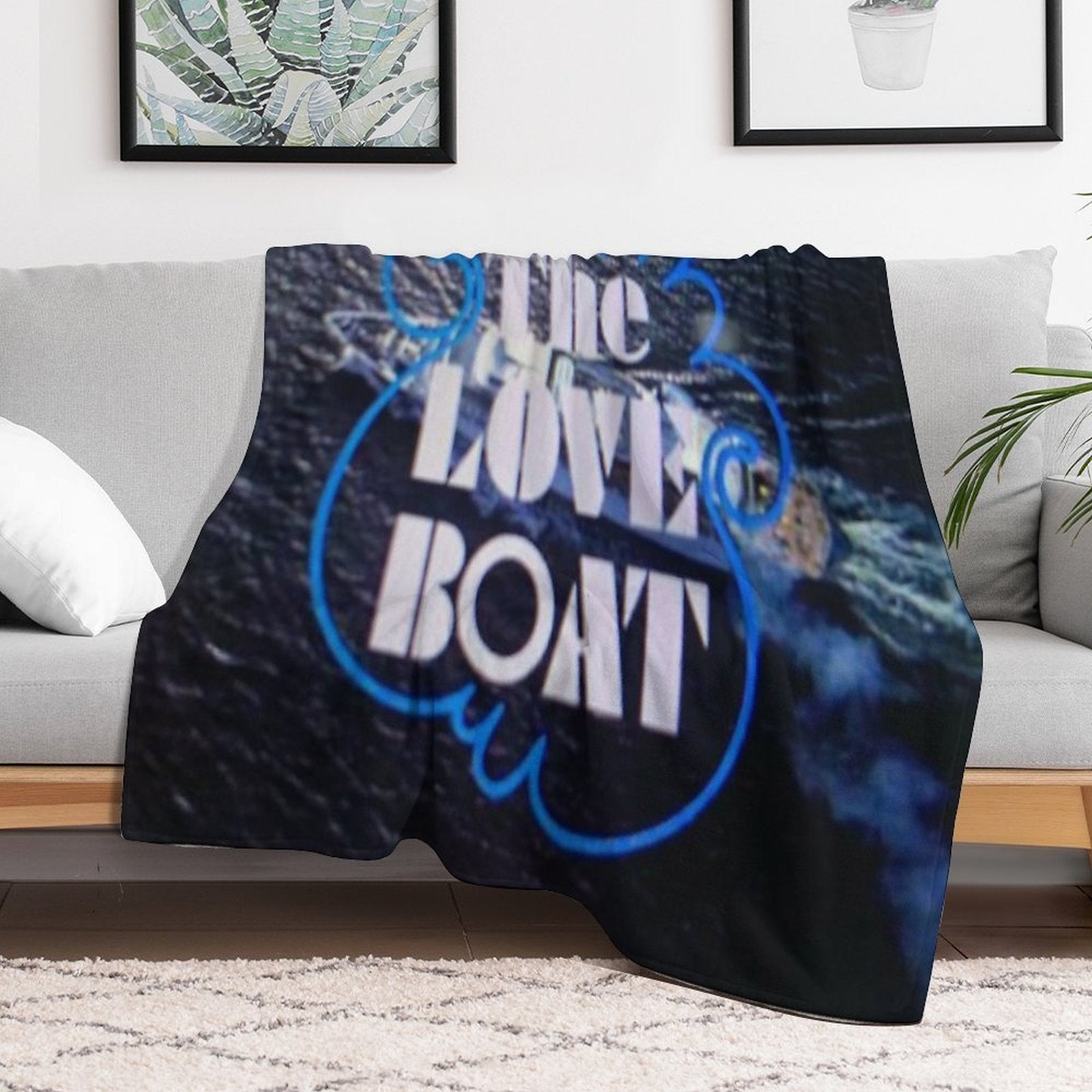 The Love Boat Eco-conscious Throw Blanket