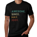 18 Years Old Awesome Since May 2007 18th Birthday  Moisture-wicking T-Shirt