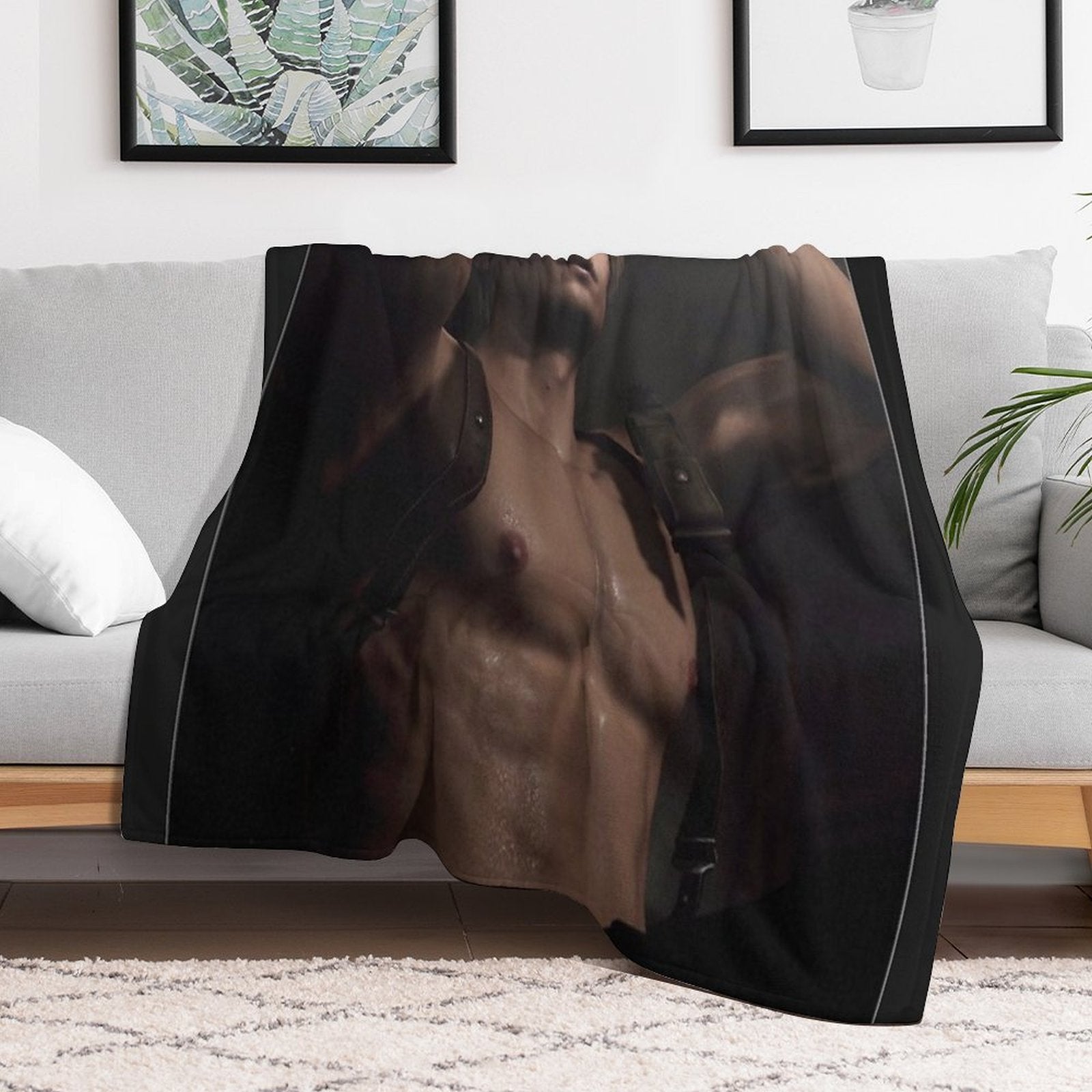 Leonnn Velvety-soft Throw Blanket