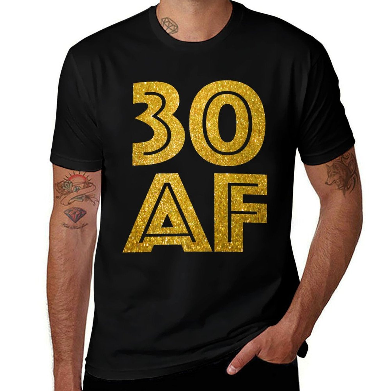 30th Birthday - 30 AF Dirty Thirty Tee  Relaxed-fit T-Shirt