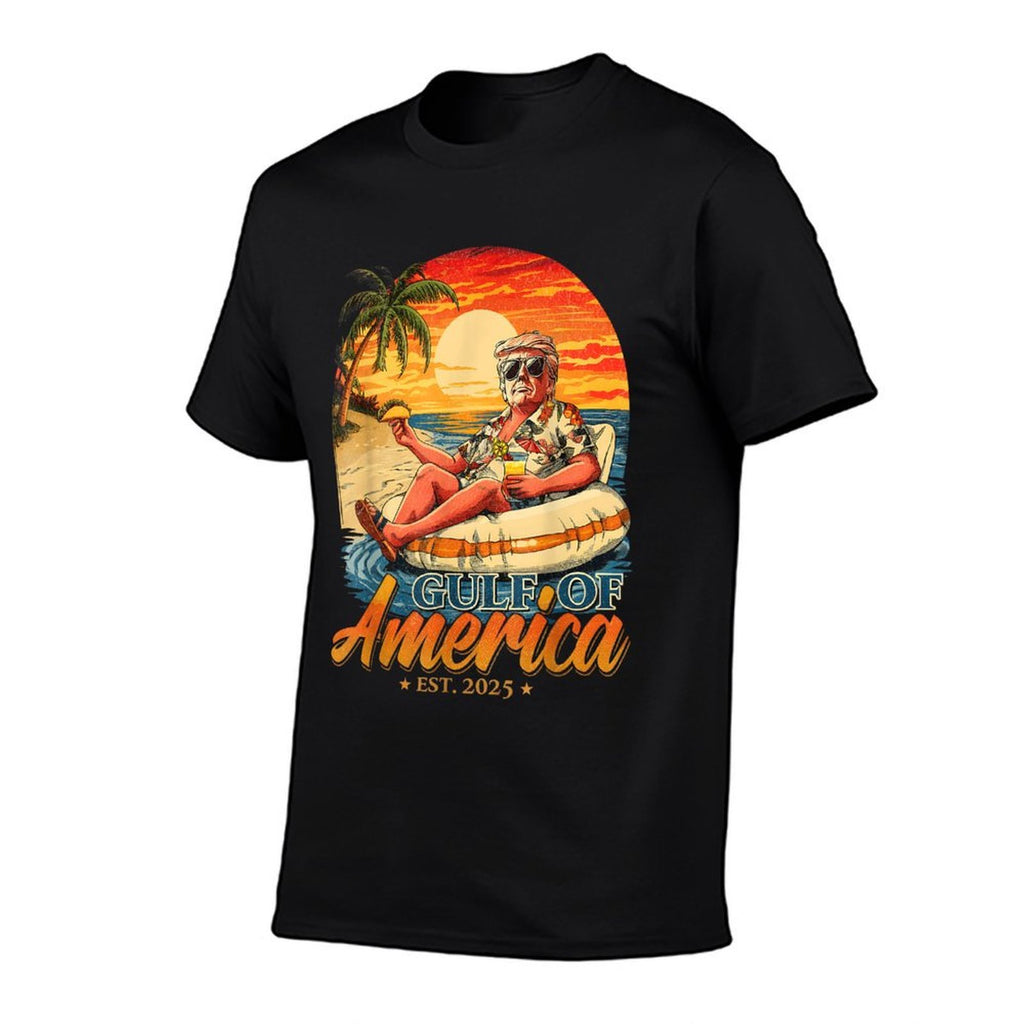 Funny Trump America's Gulf Est 2025 Trump Merchandise Comfortable T-Shirt
