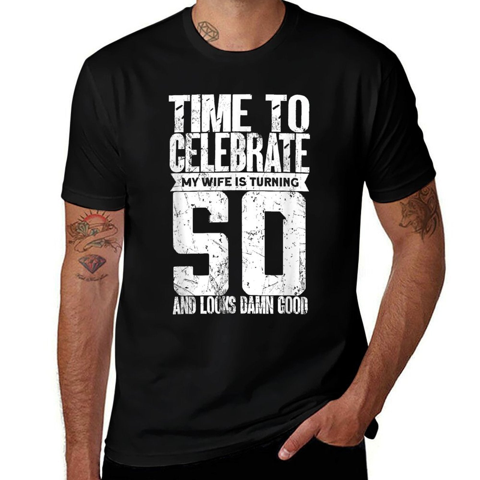 My Wife Turning 50 Outfit - 50 Years Old 50th Birthday  Quick-drying T-Shirt