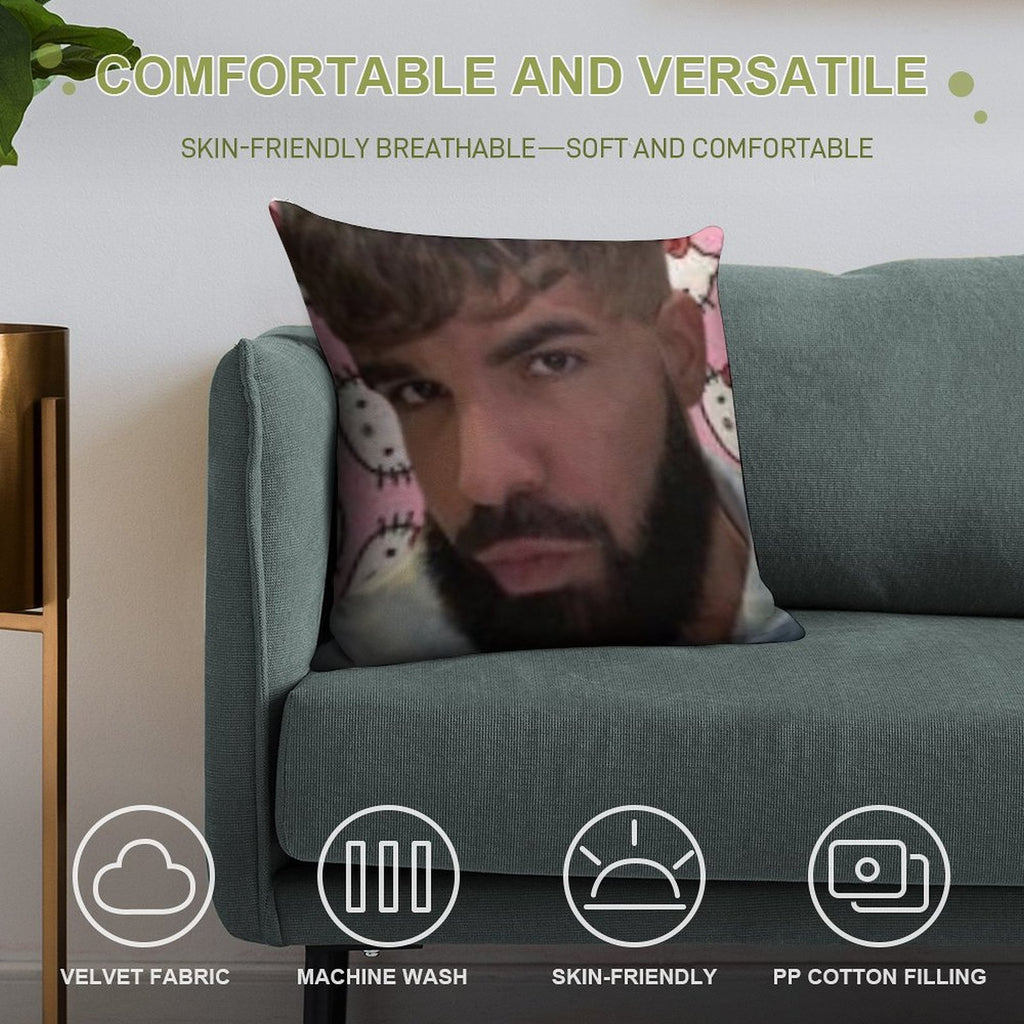 BBL Drake Soft High-Density Material Throw Pillow