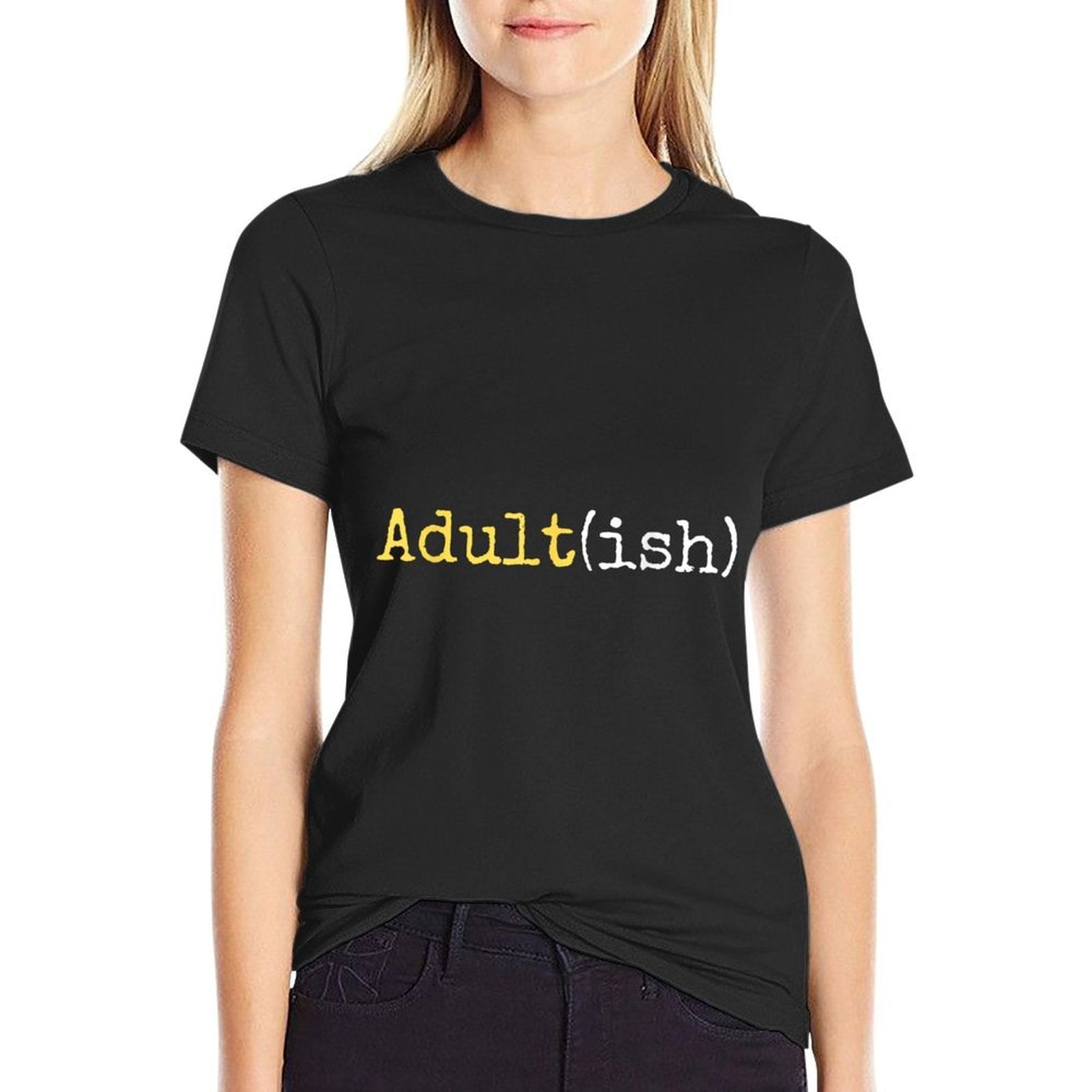 Adultish Yellow 21st Birthday 18th Birthday  Quick-drying T-Shirt