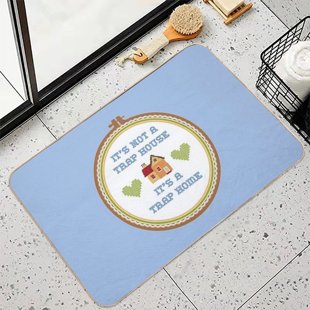 Trap Home  Rapid-Drying Bath Mat