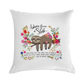 Advice From A Sloth Soft Easy Maintenance Throw Pillow
