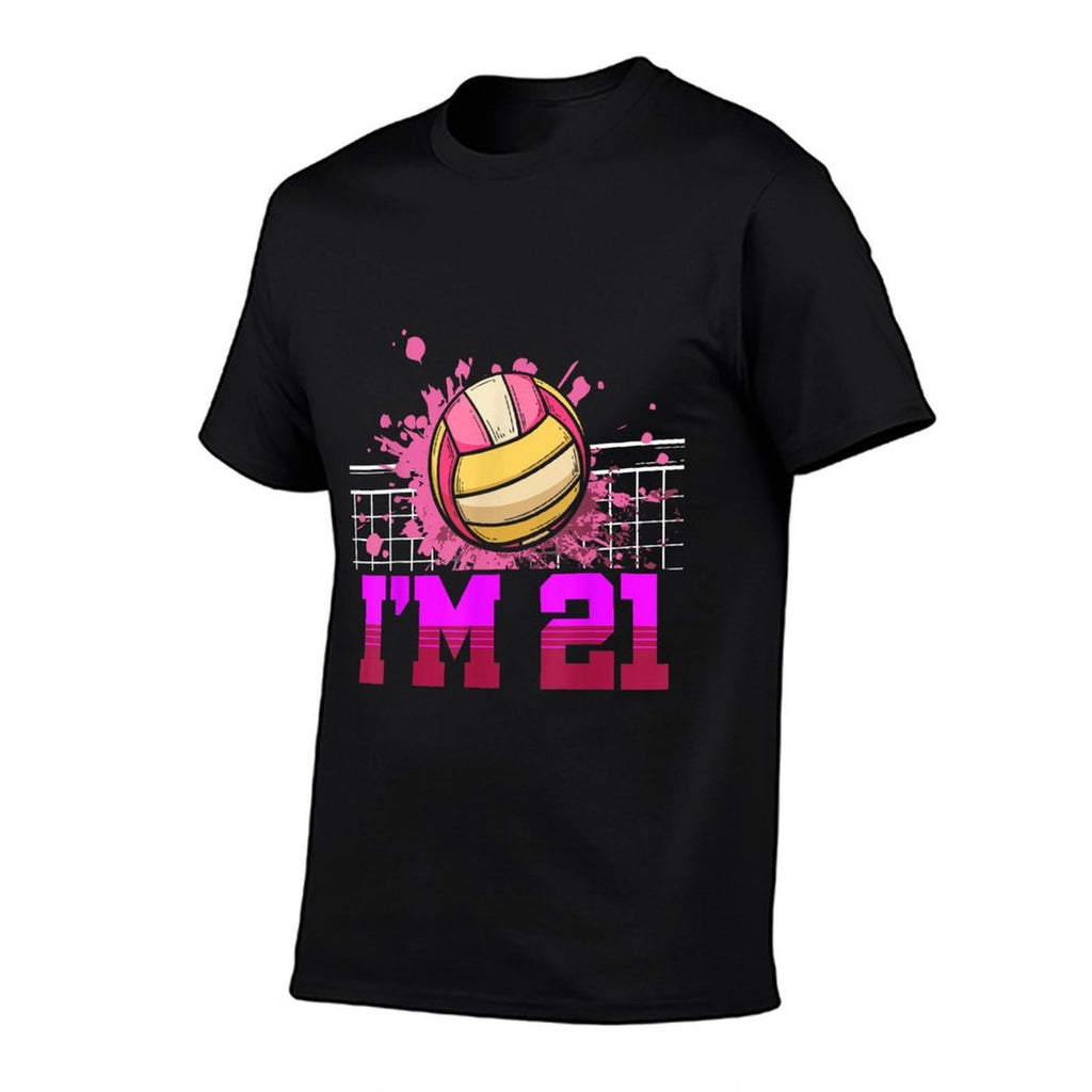 I'm 21 Sports Volleyball Player Adult 21st Birthday  Breathable T-Shirt