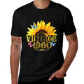 Vintage 1960 Sunflower Floral Butterfly Funny 65th Birthday  Affordable Price T-Shirt
