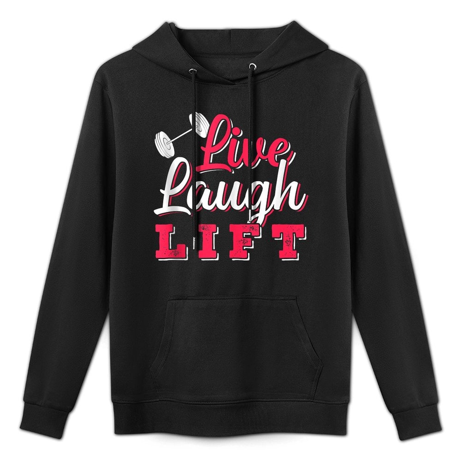 Live Laugh Lift Gym And Fitness Design For Women Easy Care Hoodie
