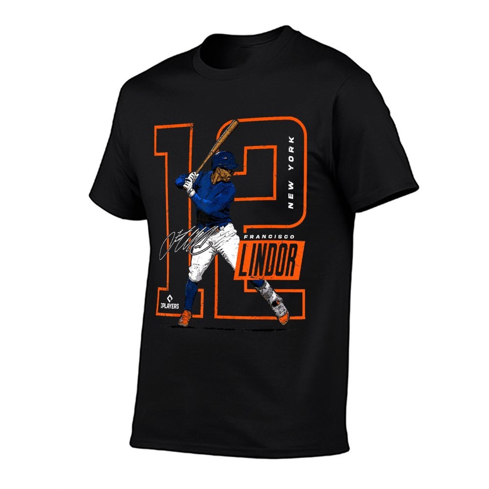 Francisco Lindor  New York Baseball MLB Player  MLBLIN4007  Cotton T-Shirt